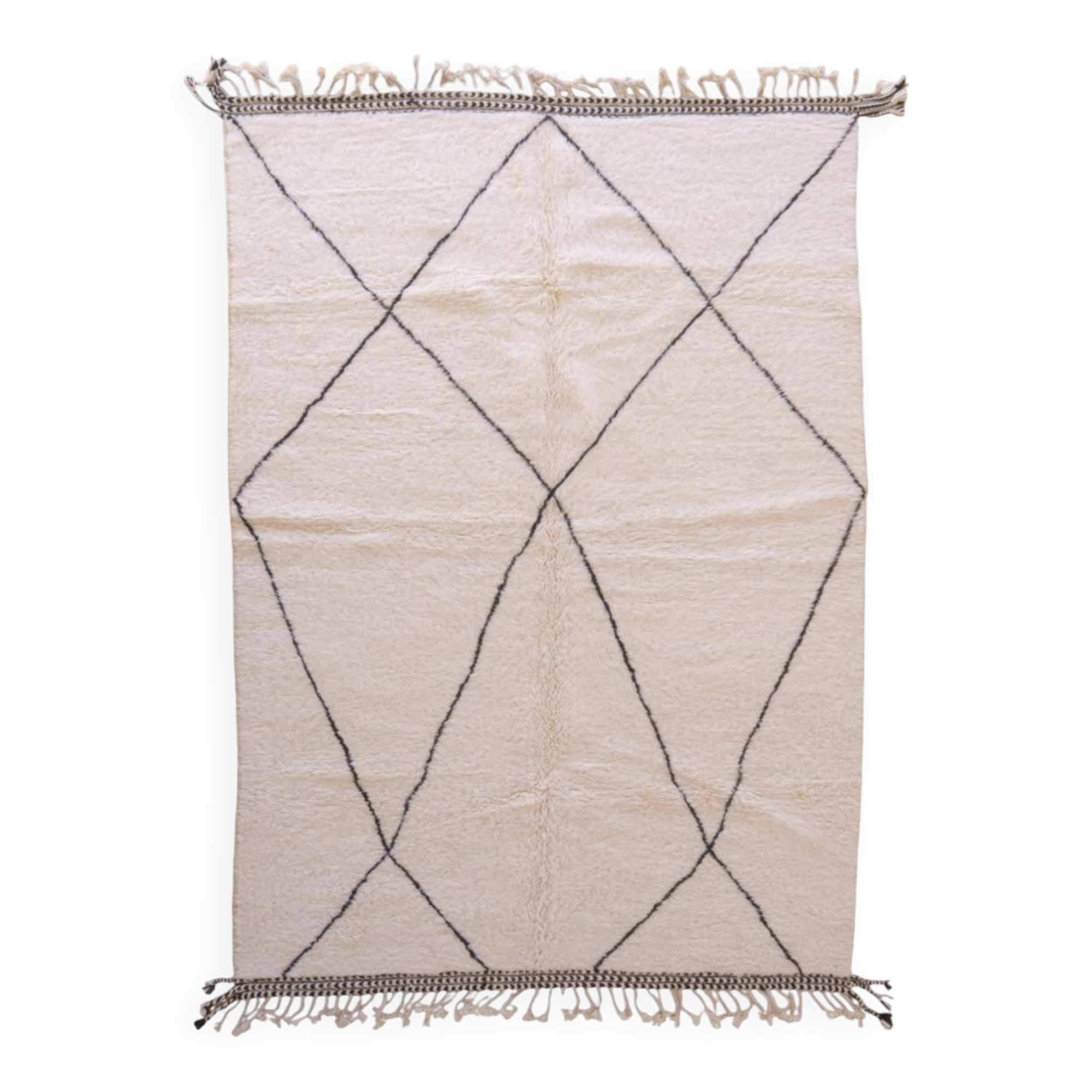 Tapis Lozenge Beni Ouarain - 300 x 200 cm
