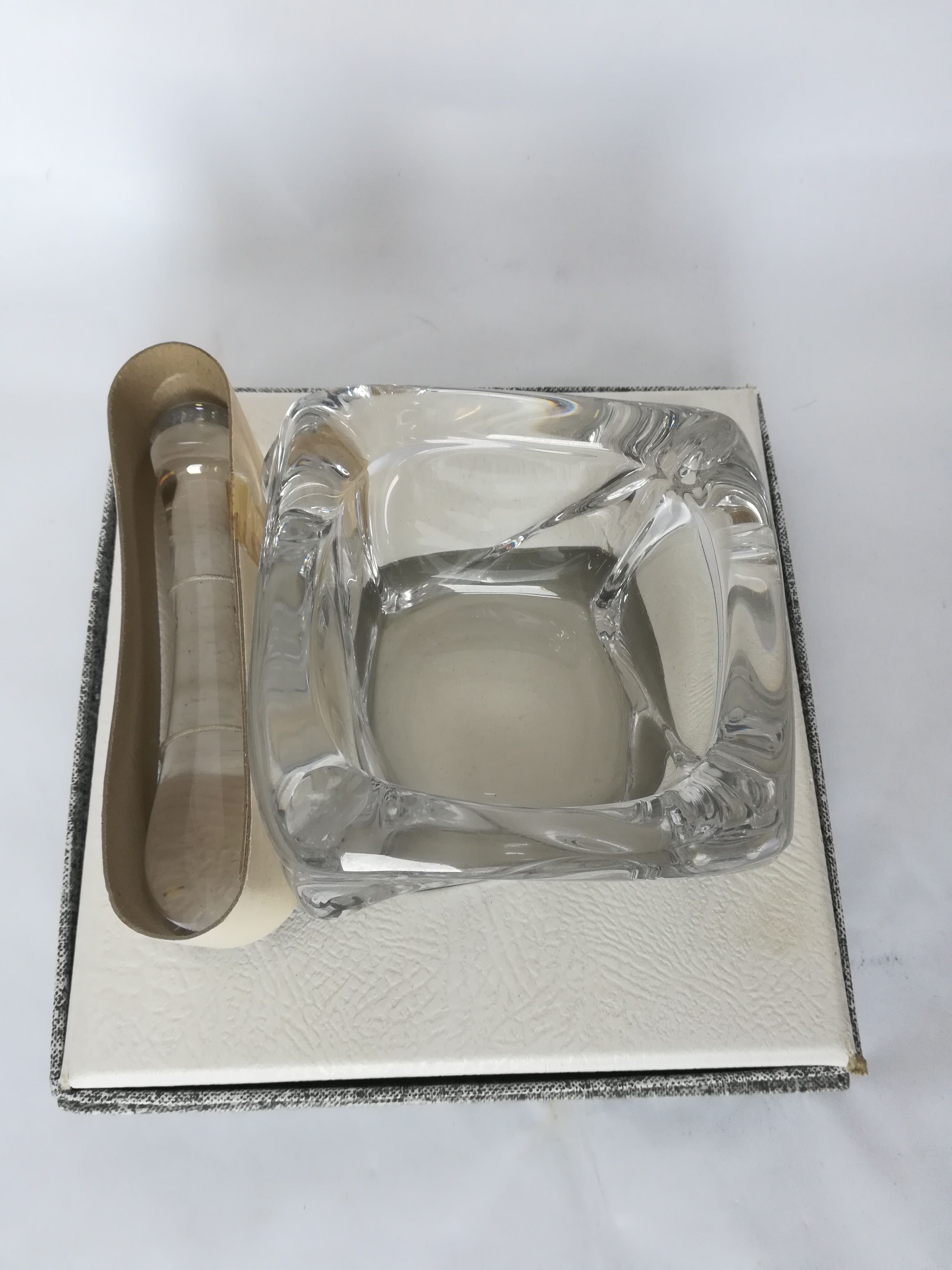 Crystal Daum ashtray