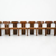 8 "Sapporo" chairs by Mario Marenco for Mobilgirgi, 1970s