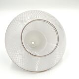 White saucer lamp
