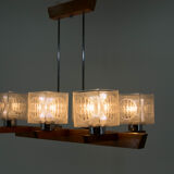 Mid-century chandelier by instala decin, 1970s