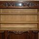 Louis XIII Revival wardrobe in walnut and marble