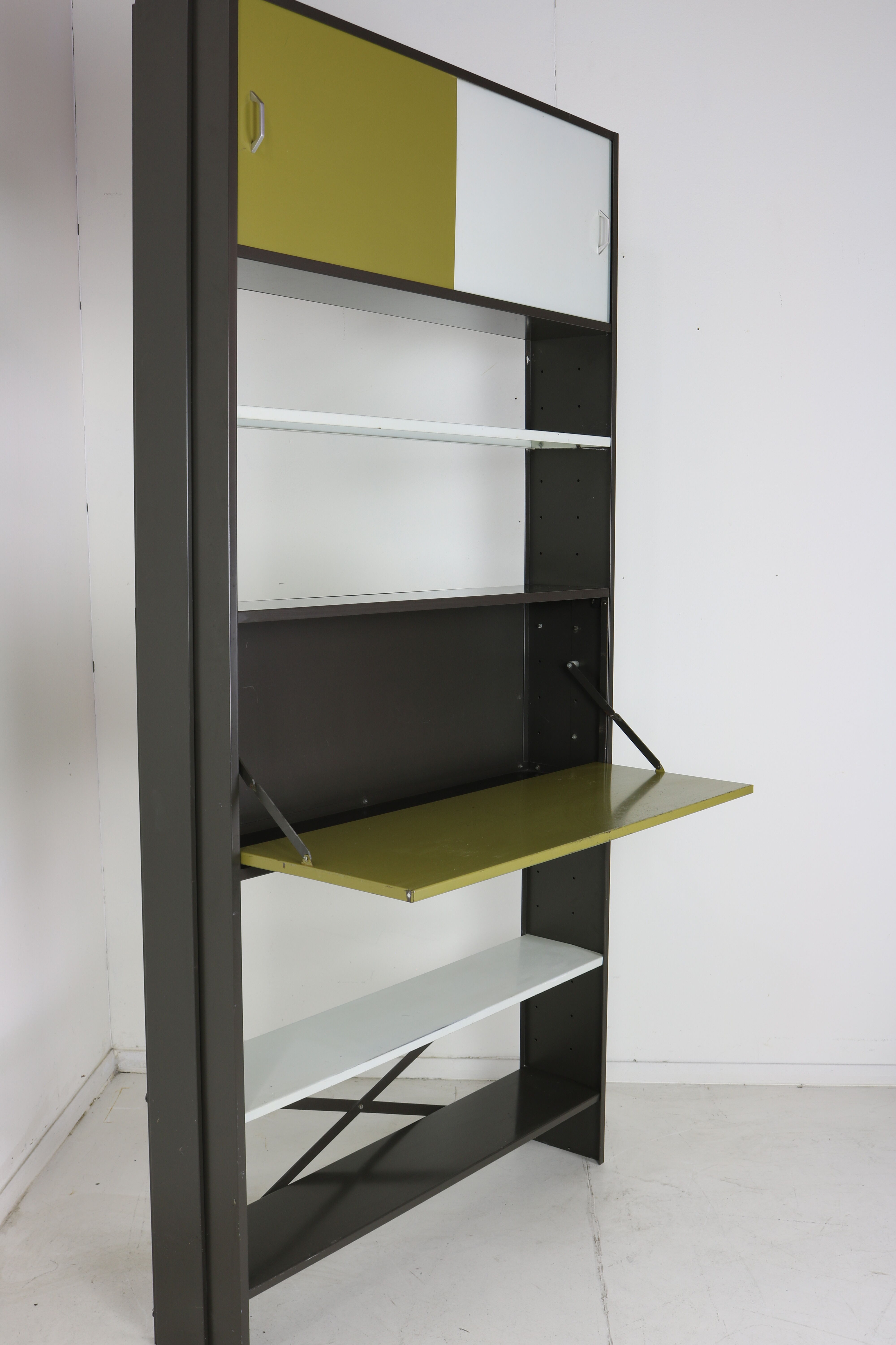 Shallow bookcase by tjerk reijenga for pilastro