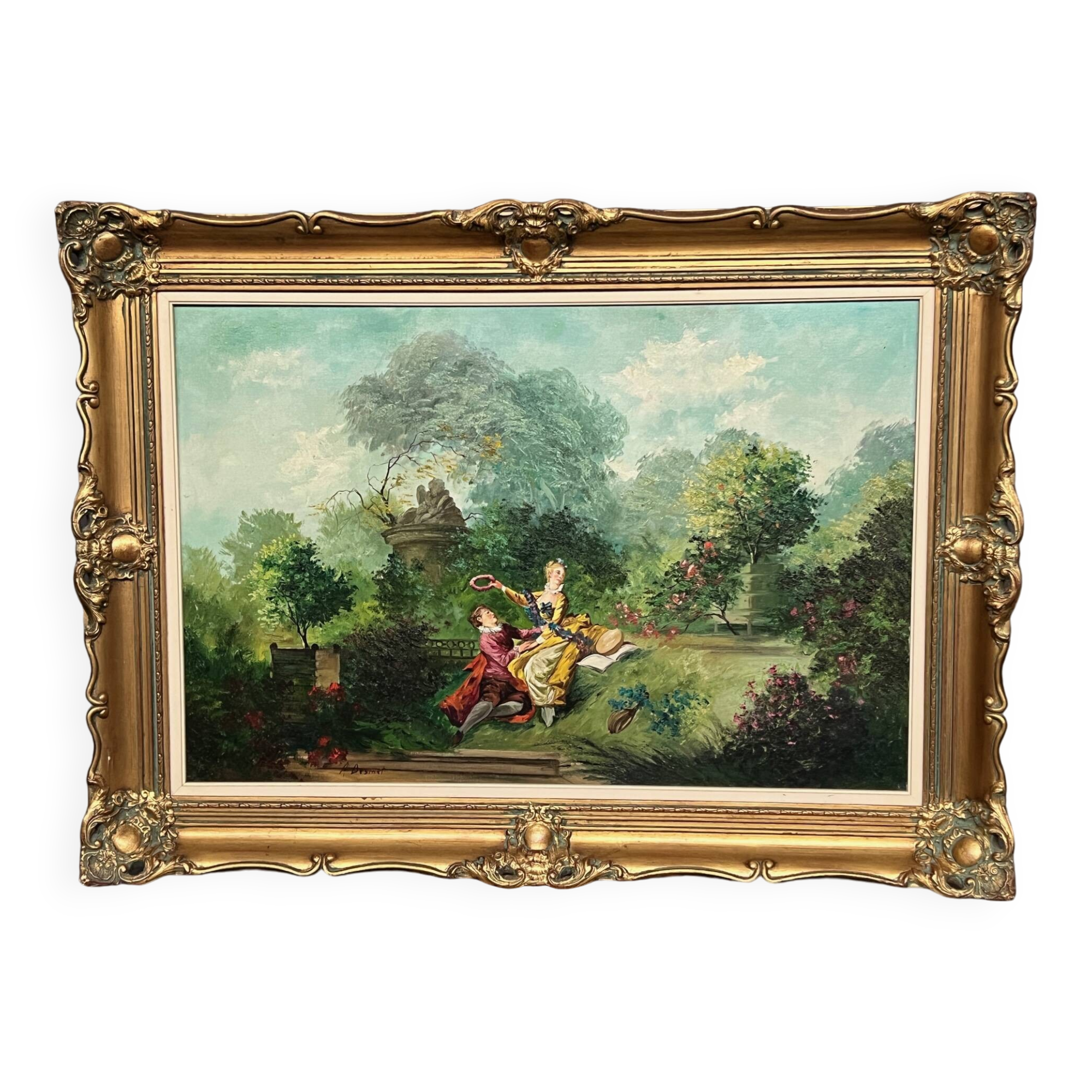 A.Desmet “Romantic scene”.