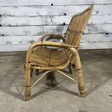 Rattan bench