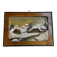 Alpine Table in carved and painted wood 23/32 cm