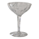 1 Val Saint Lambert crystal champagne glass, Nestor model, Hamle cut