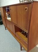 Scandinavian high-design line in teak