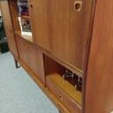 Scandinavian high-design line in teak