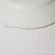 Set of 4 dessert plates in earthenware of St Amand model Regency, iron earth