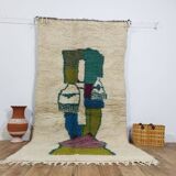 Handmade Moroccan Berber rug 260 x 133 cm