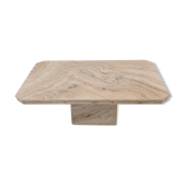 Table basse en marbre italien, années 1980