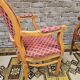 Paire de fauteuil Médaillon style Louis XV