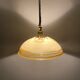 Duża okrągła lampa wisząca regulowana vintage italy 60'