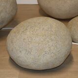 Set of 4 “Dora” model rock lamps by André Cazenave for Atelier A, 1960