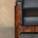 Mid-Century 3-seater canapé in Brazilian hardwood, 1966.