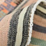 6x12 Pale Orange Green Handmade Vintage Rug, 174x359Cm