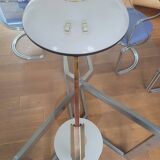 Lampe Ferdinand Solere avec son réflecteur bleu, années 50