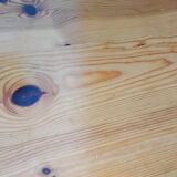 Vintage pine dining table from the 1970s in the style of Rainer Daumiller.