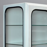 Glass & iron medical cabinet, 1970s