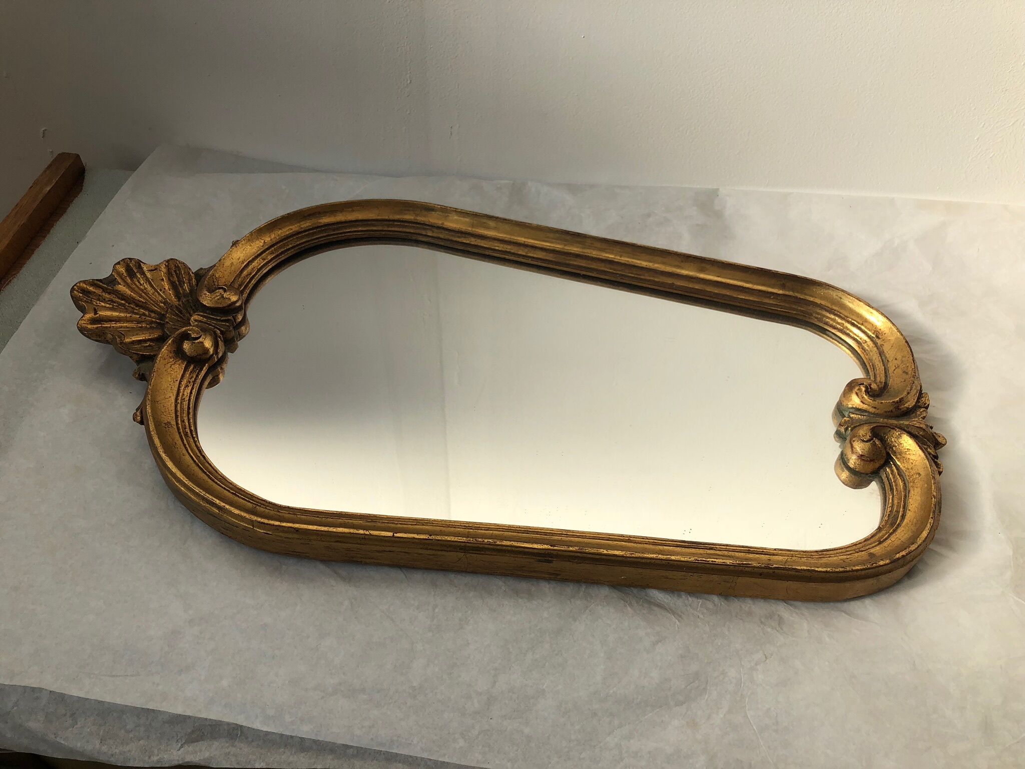 Former mirror wooden gold 36x55cm