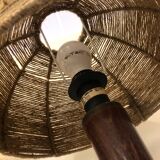 Paire lampe unilux en corde, 1970