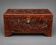 Carved camphor chest. China. 20th century. 40x80x38 cm.