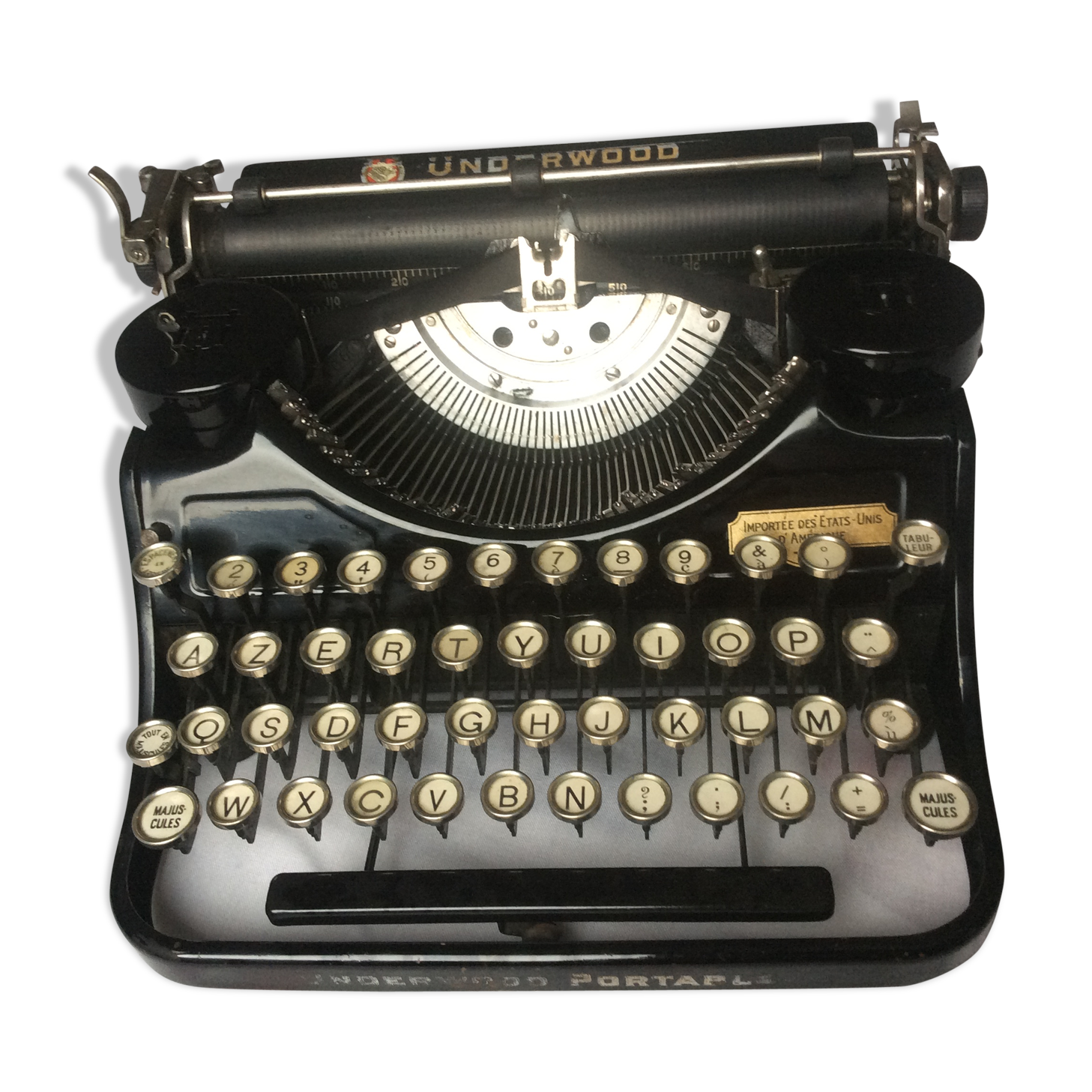 Old-time Underwood typewriter
