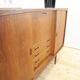Teak highboard with doors and drawers, 1960s