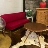 Bamboo round coffee table