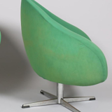 Paire de fauteuils pivotants