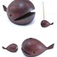 Porte stylo baleine bois design scandinave