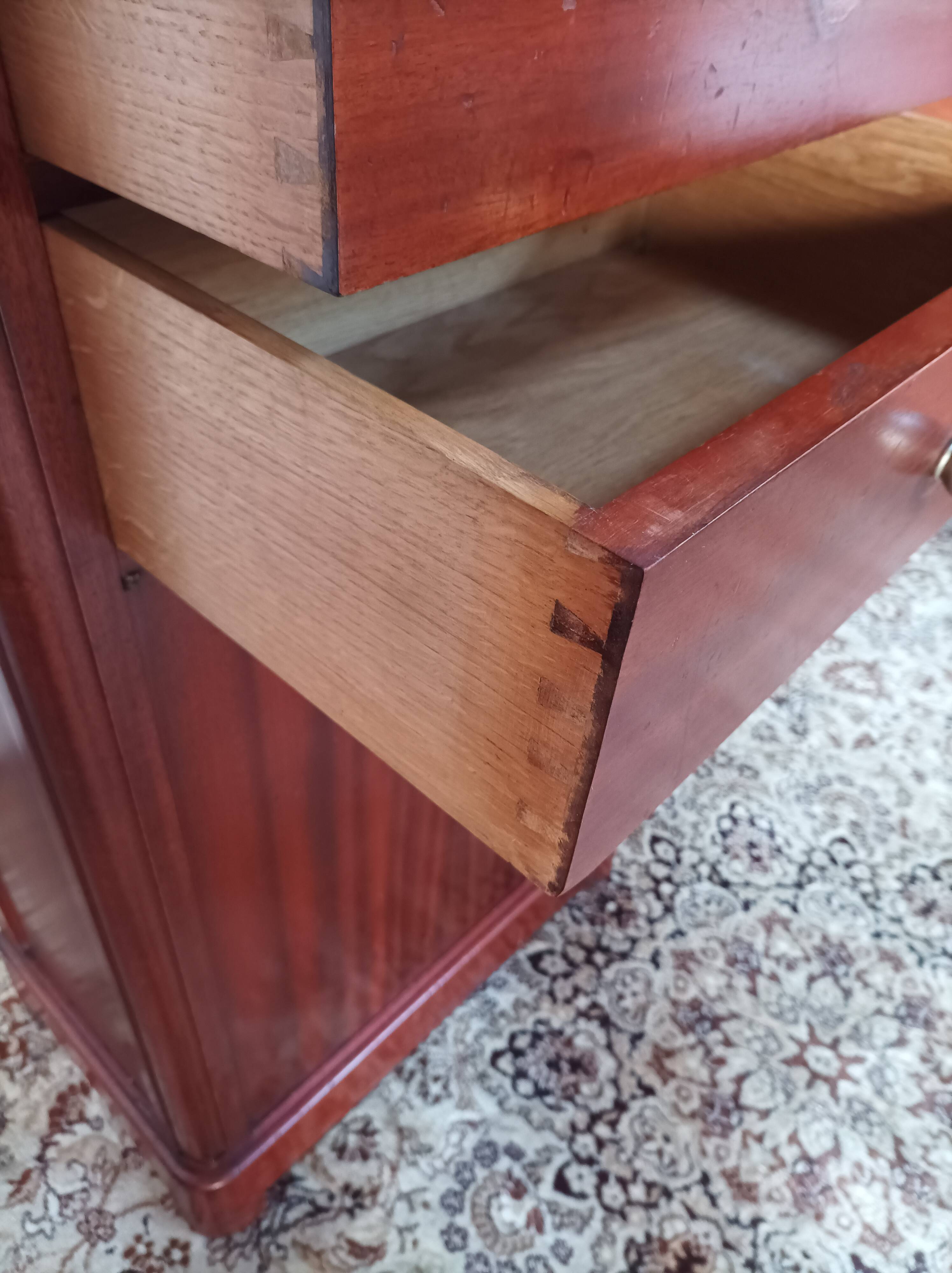 Mahogany entrance cabinet