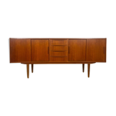Danish four-drawer teak sideboard, 1960s