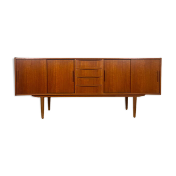 Enfilade danoise en teck à 4 tiroirs, années 1960