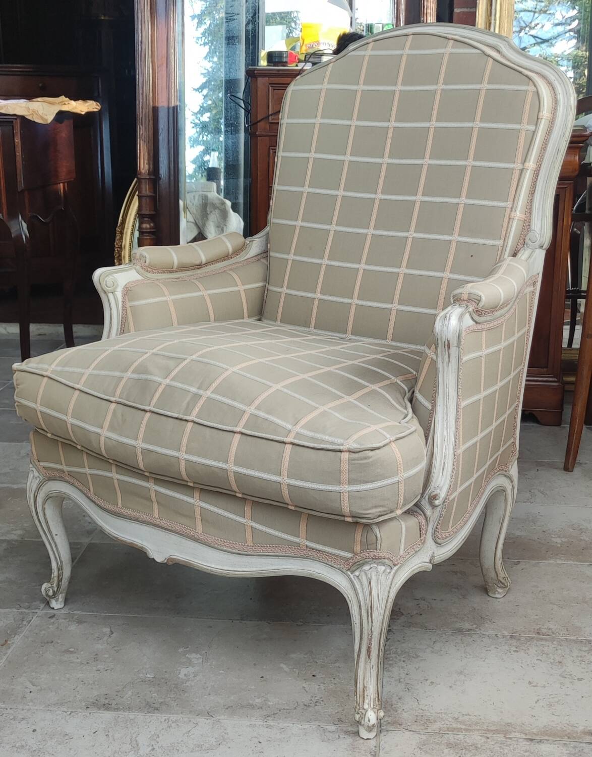 Ancienne Paire de bergères Style Louis XV