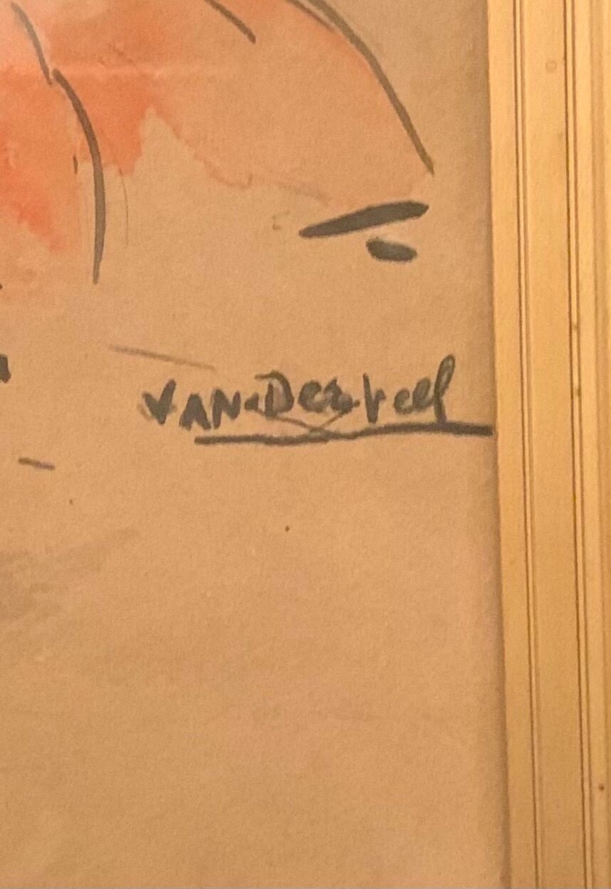 Watercolor drawing “Torero”