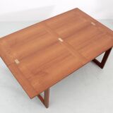 Scandinavian teak folding coffee table