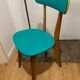 Set of 4 Vintage Compass Leg Chairs 70s