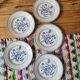 Set of 5 K&G Luneville Oeillet flat plates
