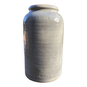 Glazed stoneware pot