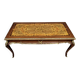 Louis XV style coffee table in marquetry and patinated bronzes circa 1950