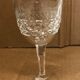 Set of 12 cut crystal stemmed glasses from the Nancy crystal factory, art deco