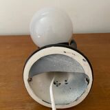 Vintage black ceramic hand wall lamp