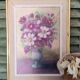 Signed flower painting