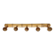 5 Bistro Hooks - Rustic Mushroom Coat Rack - 1920s