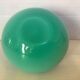 Mint green glass paste ball vase
