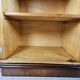 1940 Art Decò nightstands in walnut with door and shelf