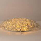 1 of 3 large Murano glass ceiling lights by Kaiser, Germany, 1960s.