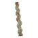 Grand antique Italian sculptural pedestal from the 18th century in twisted barley wood.